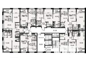 3-к квартира, вторичка, 90м2, 16/25 этаж