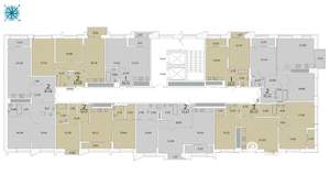 2-к квартира, вторичка, 65м2, 10/19 этаж