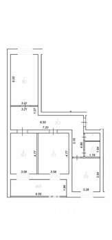 3-к квартира, вторичка, 98м2, 2/10 этаж