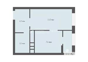 1-к квартира, сданный дом, 29м2, 5/26 этаж