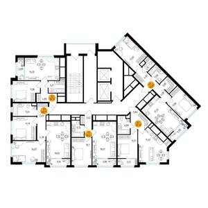 1-к квартира, вторичка, 40м2, 17/25 этаж