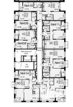 3-к квартира, вторичка, 70м2, 3/25 этаж