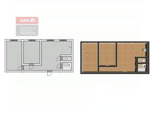 3-к квартира, вторичка, 53м2, 14/16 этаж