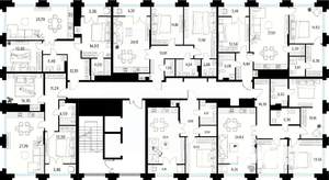 2-к квартира, вторичка, 72м2, 9/19 этаж