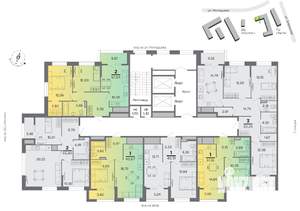 3-к квартира, строящийся дом, 83м2, 7/15 этаж