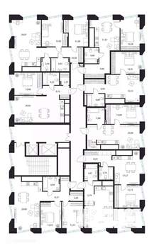 1-к квартира, вторичка, 46м2, 5/20 этаж