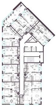 1-к квартира, вторичка, 50м2, 2/19 этаж