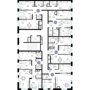 3-к квартира, вторичка, 66м2, 3/14 этаж