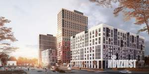 1-к квартира, строящийся дом, 40м2, 7/11 этаж