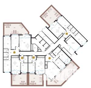 2-к квартира, вторичка, 98м2, 1/25 этаж