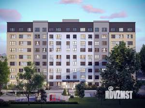 1-к квартира, строящийся дом, 37м2, 6/9 этаж