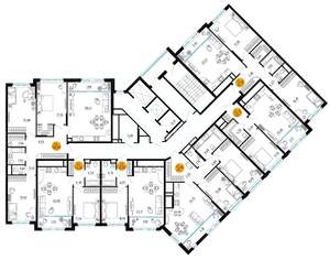 2-к квартира, вторичка, 77м2, 6/25 этаж