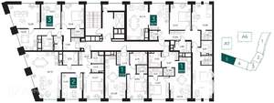 1-к квартира, вторичка, 51м2, 4/14 этаж
