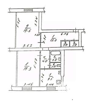 2-к квартира, вторичка, 71м2, 2/4 этаж