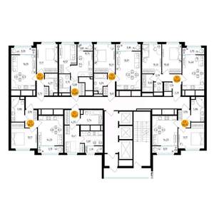 1-к квартира, вторичка, 38м2, 4/25 этаж