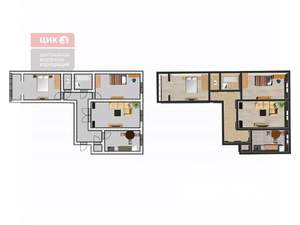 3-к квартира, вторичка, 68м2, 3/9 этаж