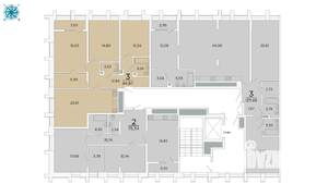 2-к квартира, вторичка, 76м2, 11/19 этаж