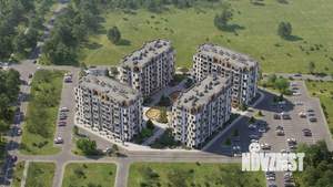 1-к квартира, вторичка, 44м2, 6/9 этаж