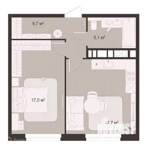 1-к квартира, вторичка, 47м2, 3/9 этаж