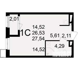 1-к квартира, вторичка, 28м2, 5/24 этаж