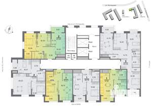 1-к квартира, строящийся дом, 40м2, 6/15 этаж