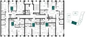 1-к квартира, вторичка, 51м2, 5/14 этаж