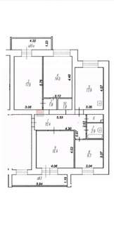 4-к квартира, вторичка, 90м2, 1/11 этаж