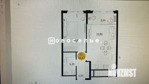1-к квартира, вторичка, 46м2, 5/25 этаж