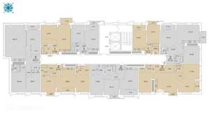 2-к квартира, вторичка, 73м2, 16/20 этаж