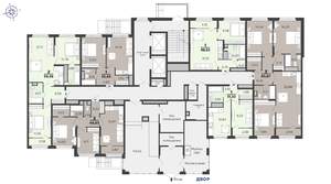 3-к квартира, вторичка, 85м2, 1/25 этаж