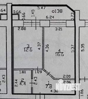 1-к квартира, вторичка, 42м2, 5/11 этаж