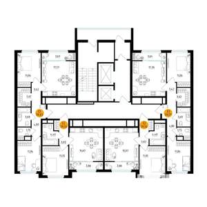 1-к квартира, вторичка, 40м2, 23/25 этаж