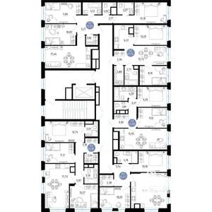 2-к квартира, вторичка, 51м2, 6/14 этаж