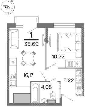 Фото квартиры на продажу (1)