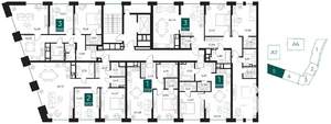 1-к квартира, вторичка, 50м2, 3/13 этаж