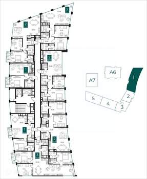 3-к квартира, вторичка, 117м2, 13/14 этаж