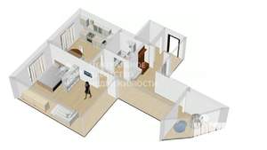 1-к квартира, вторичка, 54м2, 6/7 этаж