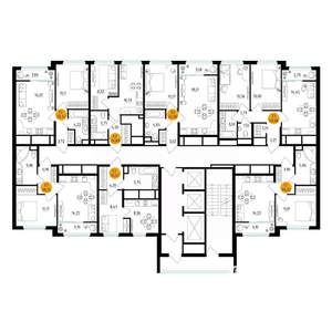 1-к квартира, вторичка, 38м2, 9/25 этаж