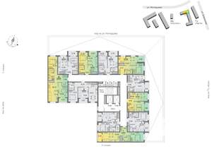 2-к квартира, строящийся дом, 54м2, 2/15 этаж