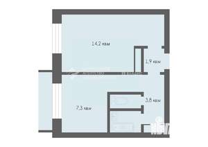 1-к квартира, вторичка, 31м2, 3/5 этаж