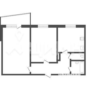 2-к квартира, вторичка, 54м2, 3/5 этаж