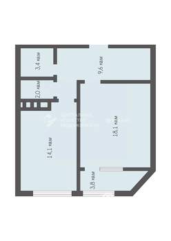 1-к квартира, вторичка, 48м2, 10/15 этаж