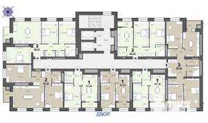 3-к квартира, строящийся дом, 93м2, 10/16 этаж