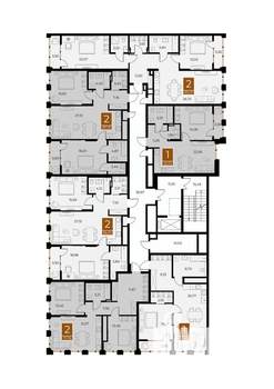 2-к квартира, вторичка, 87м2, 7/8 этаж