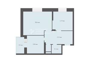 2-к квартира, вторичка, 59м2, 1/14 этаж