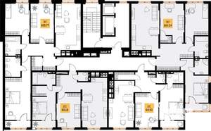 2-к квартира, вторичка, 68м2, 9/17 этаж