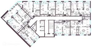1-к квартира, вторичка, 45м2, 9/19 этаж