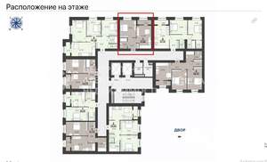 1-к квартира, вторичка, 41м2, 15/16 этаж