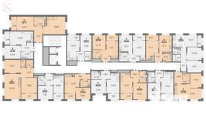 1-к квартира, вторичка, 43м2, 4/22 этаж