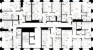 1-к квартира, вторичка, 52м2, 11/19 этаж